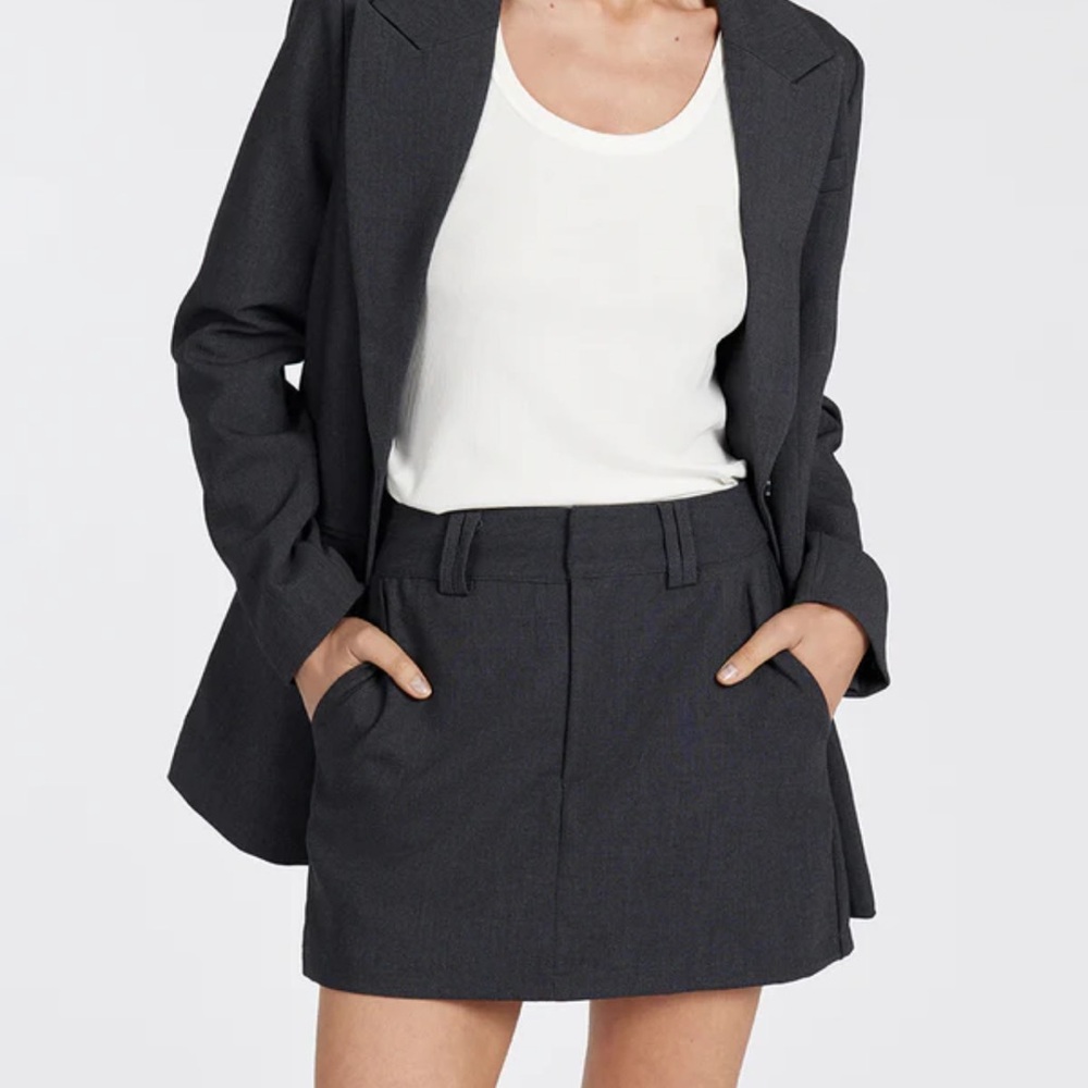 Dissh Celine Charcoal Skort